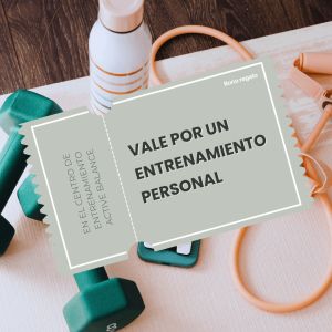 Bono regalo entrenamiento personal